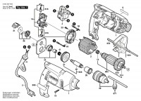 Bosch 0 603 387 160 Psb 500-2 Percussion Drill 230 V / Eu Spare Parts